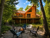 Hartford's Point Lodge Spacious Log Cabin *Perfect for families*