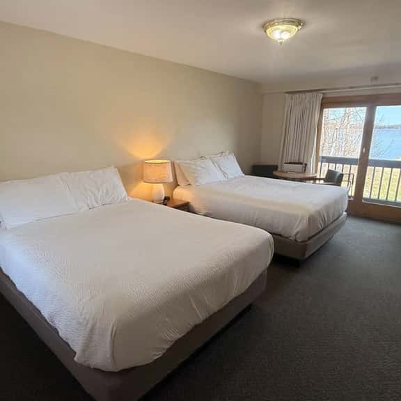 Juniper Motel-Double Queen-Pet Friendly- Ground Floor-Room 19 - Image 1