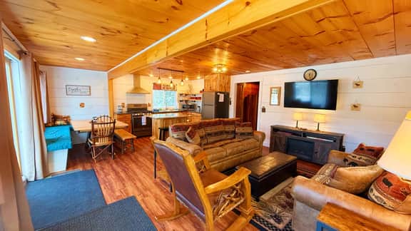 Sandy Bay Hideaway | Dock and Lake access steps from Cabin - Image 2